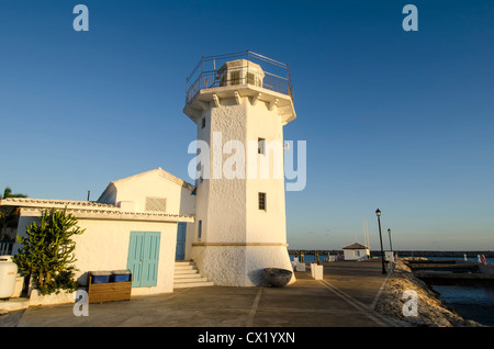 Lighthouse at La Marina, Casa de Campo resort, La Romana, Dominican Republic Stock Photo