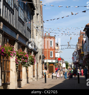 The High Street In Winchester, Hampshire, England, Uk Stock Photo - Alamy