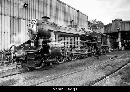 Steam engine Eric Treacy at the Grosmont engine sheds on the North Yorkshire Moors railway Stock Photo