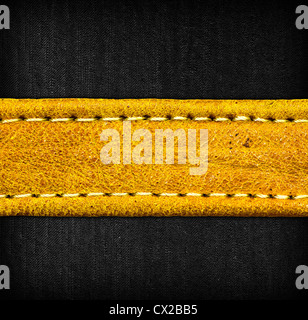 Image of leather and textile background. Stock Photo