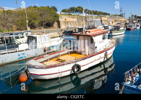 Fishing Harbour, North Wollongong, New South Wales, Australia Stock Photo