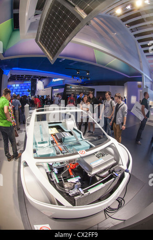 Berlin IFA 2012 Panasonic Solar Auto  Stock Photo