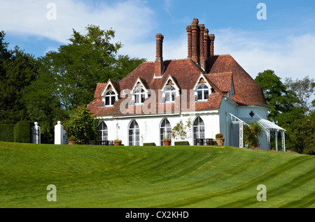 Houghton Lodge Gardens near Stockbridge, Hampshire, England in the valley of the River Test. Stock Photo