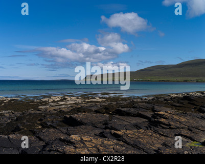 dh Scapa Flow HOY ORKNEY Rocky sea shore coastline blue sky summer day scottish coast coastlines seashore island of scotland