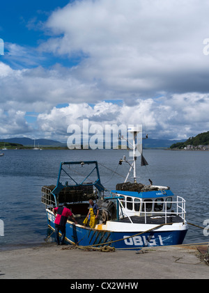 dh OBAN ARGYLL Scotland Oban fishing boat stern fishing trawler dragger ...