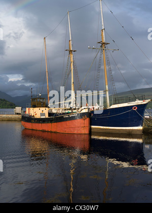 dh Maritime Museum pier INVERARAY ARGYLL SCOTLAND Arctic Penguin Vital Spark Clyde Puffer para handy neil munro scottish eilean eisdeal boat Stock Photo