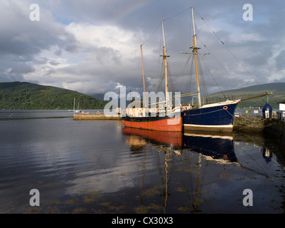 dh Maritime Museum pier INVERARAY ARGYLL SCOTLAND Arctic Penguin Vital Spark Scottish Clyde Puffer Stock Photo