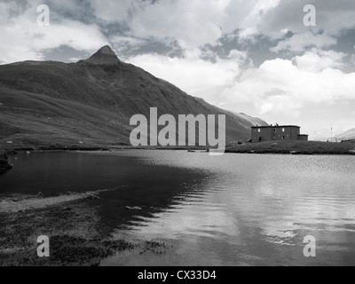 Purple Valley, Stelvio National Park, Violet Hut, Bormio, Lombardy, Italy Stock Photo