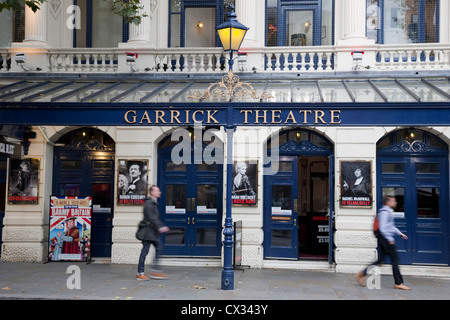 Facade of the Garrick Theatre, London, England, UK Stock Photo
