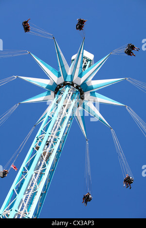 The Starflyer chair ride part of the Priceless London Wonderground at Southbank Centre, Jubilee Gardens, London, UK. Stock Photo