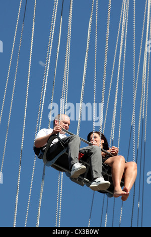 The Starflyer chair ride part of the Priceless London Wonderground at Southbank Centre, Jubilee Gardens, London, UK.