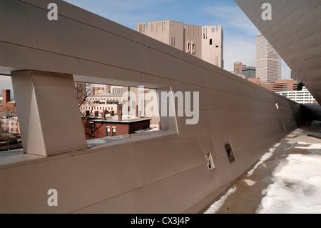 Extension to the Denver Art Museum, Frederic C. Hamilton Building, Denver, United States. Architect: Daniel Libeskind, 2006. Vie Stock Photo