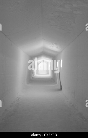 Icehotel, Jukkasjarvi, Sweden. Architect: Ake Larsson , 2010. Stock Photo