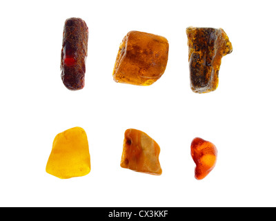 Amber. Origin: Poland Stock Photo