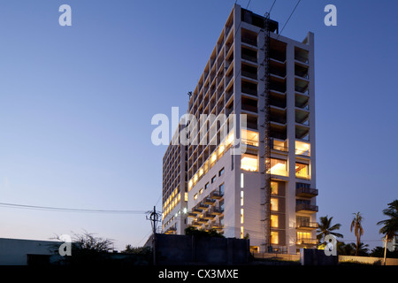 Alila Bangalore Hotel and Apartments, Bangalore, India. Architect: Allies and Morrison, Hundred Hands, 2012. View from the South Stock Photo