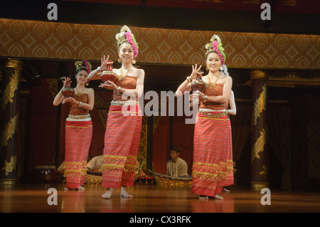 classical Thai dancers performing in Bangkok, Thailand Stock Photo