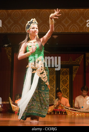 classical Thai dancer performing in Bangkok, Thailand Stock Photo