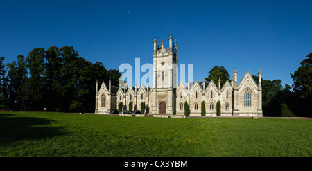 The Aberford Almshouses were built by sisters Mary and Elizabeth Gascoigne in 1844. Stock Photo