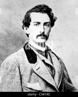 John Wilkes Booth, Assassinated President Abraham Lincoln, Portrait Stock Photo