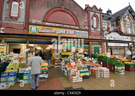 Cheetham hill Manchester asian grocery shops Stock Photo