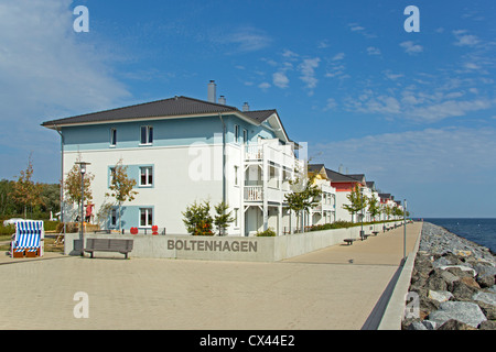 Holiday Resort Weisse Wiek, Boltenhagen, Baltic Sea Coast, Mecklenburg-West Pomerania, Germany Stock Photo