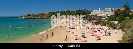 Portugal, Albufeira, Praia da Oura beach in summer Stock Photo