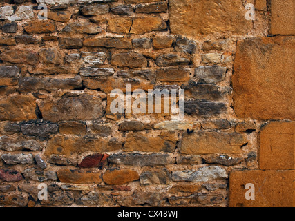 medieval masonry - background template Stock Photo