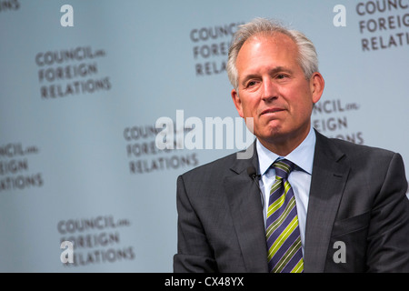 James 'Jim' McNerney, Chairman, President and Chief Executive Officer (CEO) of The Boeing Company.  Stock Photo