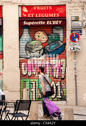 Montée de la Grande Côte,Lyon, France Stock Photo