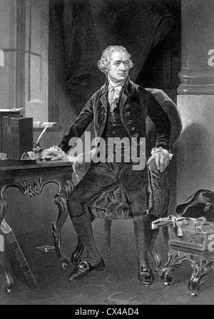 Alexander Hamilton, Early American Statesman Stock Photo