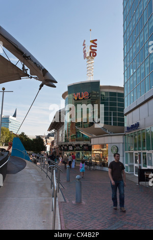 The Vue cinema in The Oracle shopping centre in Reading. Stock Photo