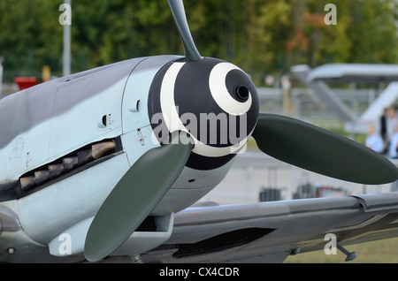 Messerschmitt BF109 propeller detail. Stock Photo