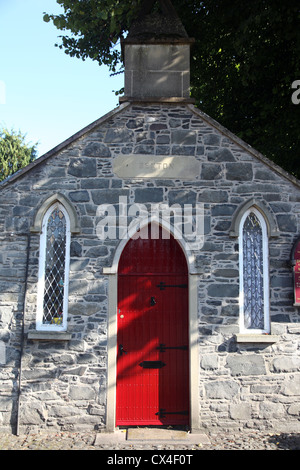 gothic revival sexton house, St Malachy's Church, Hillsborough, Co. Down, Northern Ireland Stock Photo