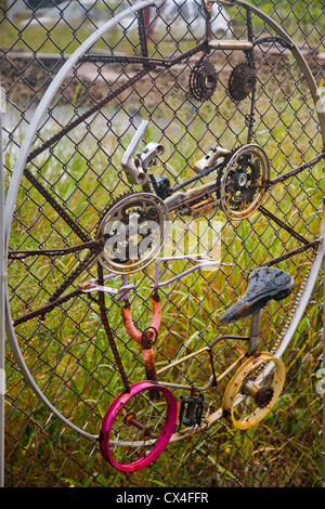 the Steel Yard in Providence Rhode island RI Stock Photo