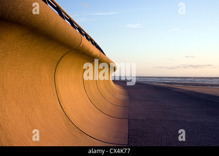 Regenerated Blackpool Promenade, Lancashire, UK Stock Photo