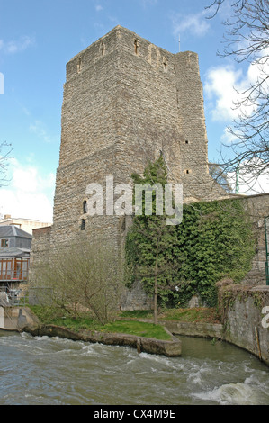 Oxford Jail. St. George's Tower.Part of Oxford Castle (1074) . Has now been developed as a hotel. Stock Photo