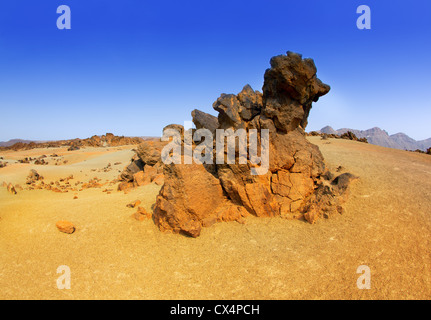 Minas de San Jose in Teide National Park at Tenerife Canary Islands Stock Photo