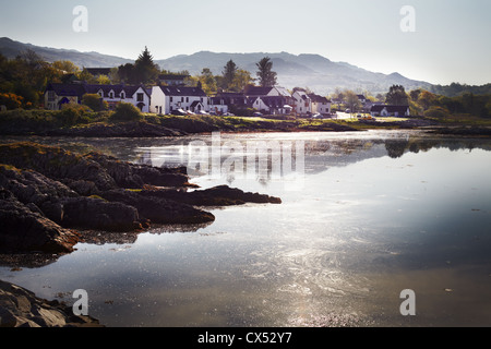 Scottish coast village of Arisaig Scotland uk south of ...