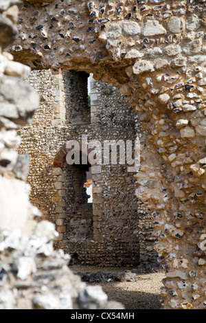 Wolvesley Castle in Winchester - Hampshire UK Stock Photo