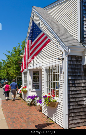 Main Street in Chatham, Cape Cod, Massachusetts, USA Stock Photo