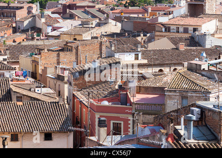 City panorama of buildings in Spain Stock Photo