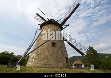 Elk190-2137 Hungary, Szentendre, Open Air Ethnographic Museum, windmill Stock Photo
