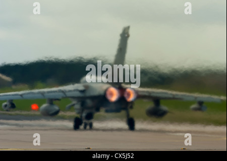 Panavia GR4 Tornado with afterburners lit for maximum thrust at take off.  SCO 8503 Stock Photo