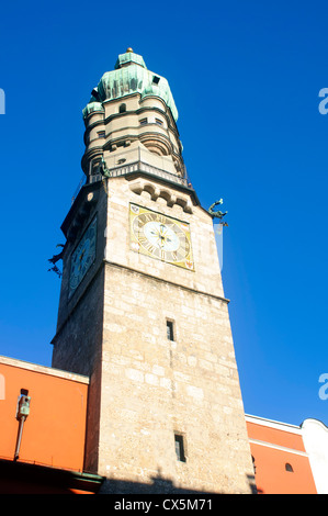 Austria, Innsbruck old city Herzog-Friedrich Strasse Stock Photo