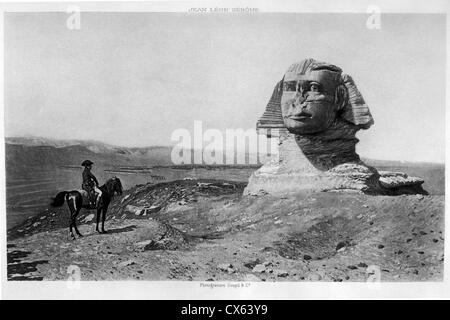 Napoleon at the Sphinx, 1799 Stock Photo