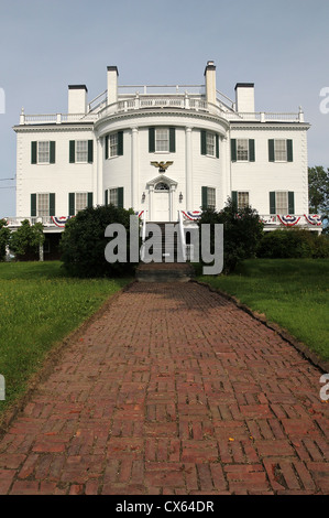 Montpelier, the mansion built for General Henry Knox in the 1790's, in Thomaston, Maine Stock Photo