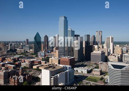 DOWNTOWN SKYLINE DALLAS TEXAS USA Stock Photo