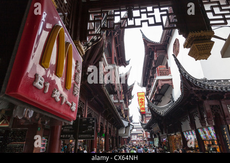 City God Temple of Shanghai, China Stock Photo