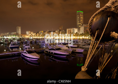 Ship bar Alicante marina Spain Stock Photo