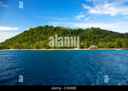 Matangi Private Island Resort, Fiji Stock Photo